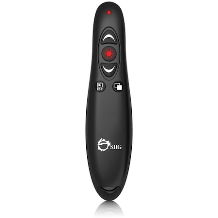 Siig 2.4GHz RF Wireless Presenter, CEWR0112S1 CE-WR0112-S1
